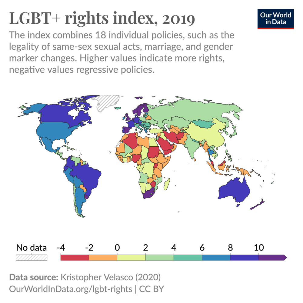 There are large differences in LGBT+ rights across the world | Our ...