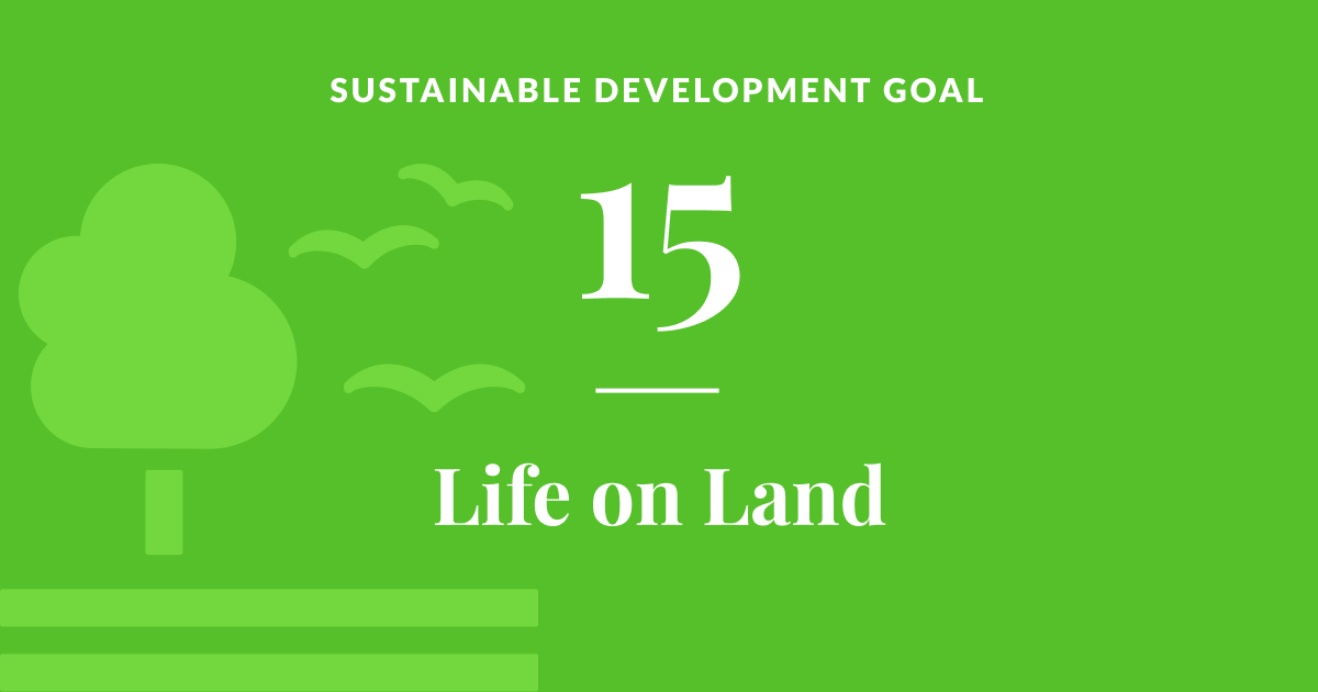 Sustainable development goal 15: Life on Land