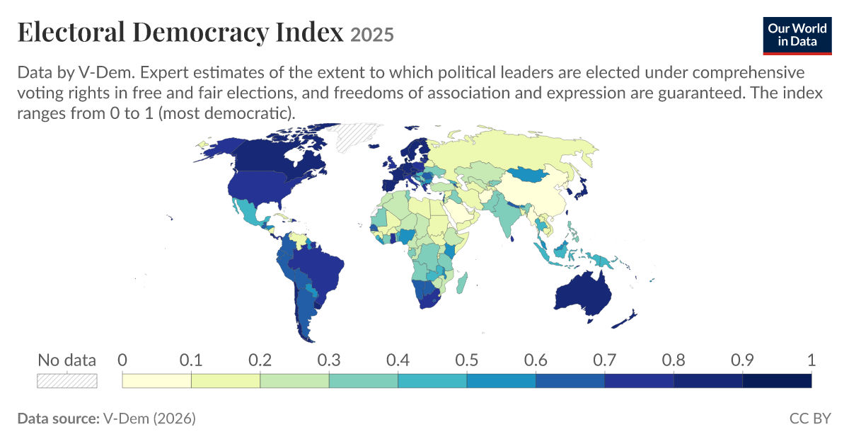Democracy Data Explorer - Our World in Data