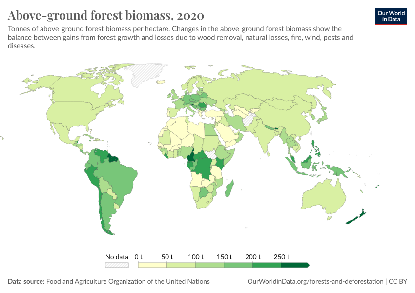 A thumbnail of the "Above-ground forest biomass" chart