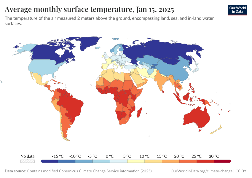 A thumbnail of the "Average monthly surface temperature" chart