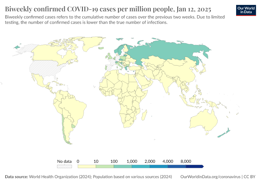 A thumbnail of the "Biweekly confirmed COVID-19 cases per million people" chart