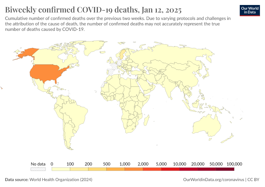 A thumbnail of the "Biweekly confirmed COVID-19 deaths" chart