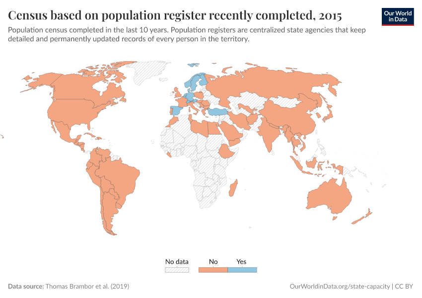 A thumbnail of the "Census based on population register recently completed" chart