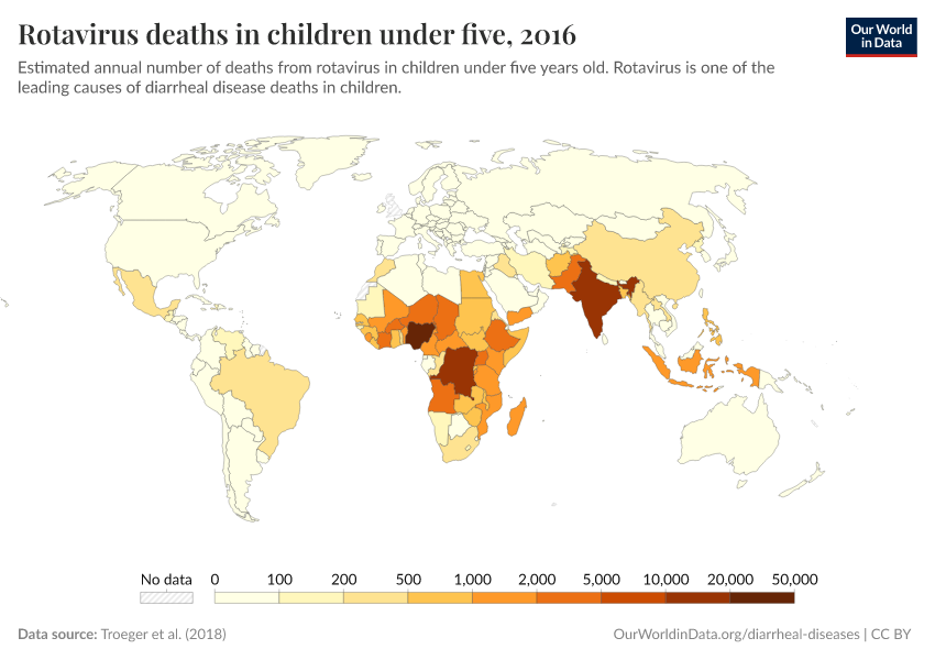 A thumbnail of the "Rotavirus deaths in children under five" chart