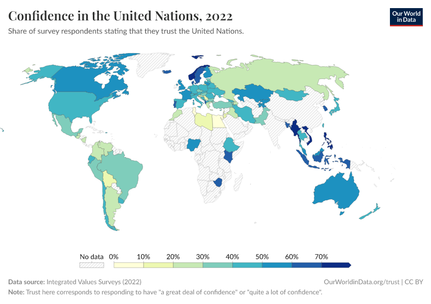 A thumbnail of the "Confidence in the United Nations" chart