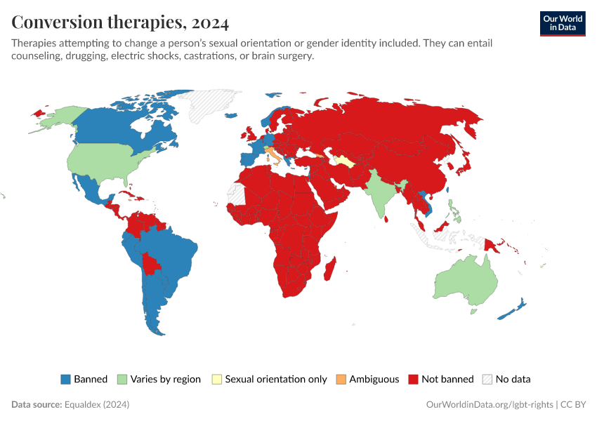 A thumbnail of the "Conversion therapies" chart