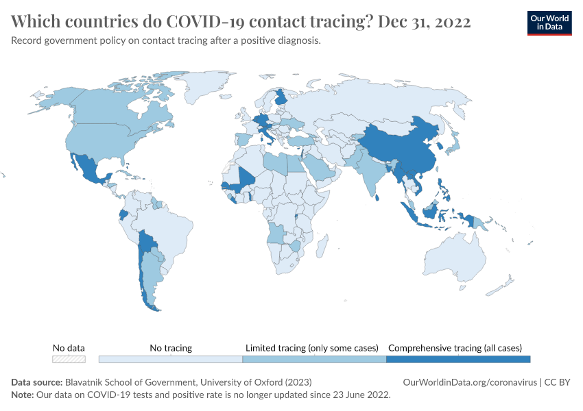 A thumbnail of the "Which countries do COVID-19 contact tracing?" chart