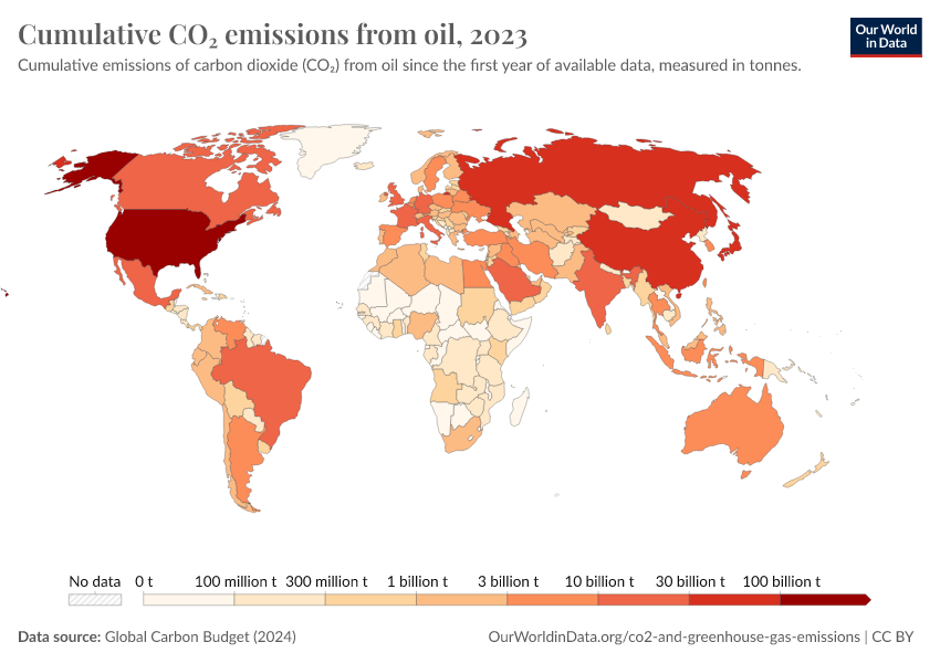 A thumbnail of the "Cumulative CO₂ emissions from oil" chart