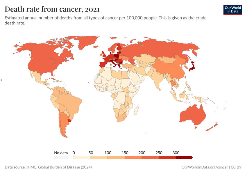 A thumbnail of the "Death rate from cancer" chart