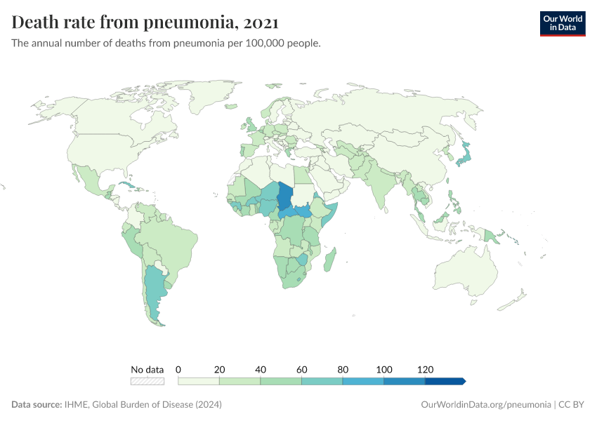 A thumbnail of the "Death rate from pneumonia" chart