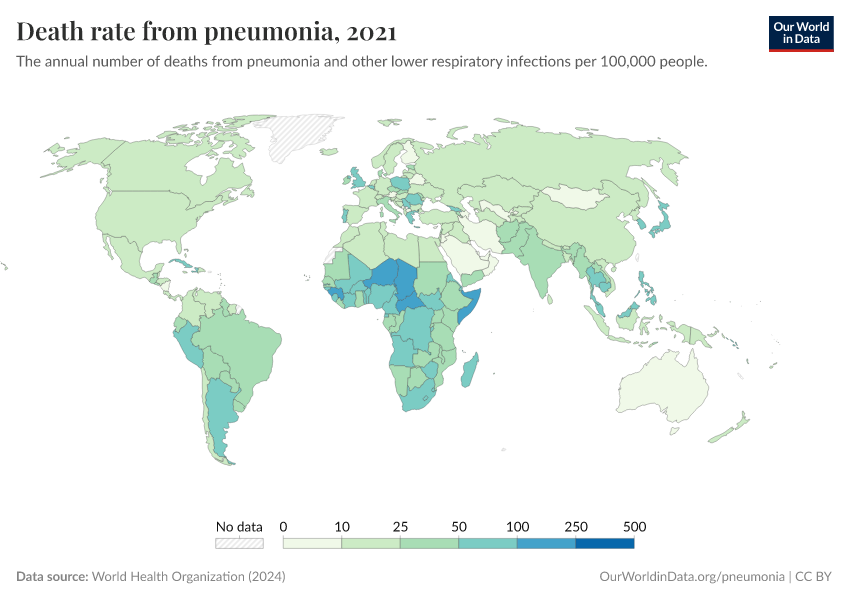 A thumbnail of the "Death rate from pneumonia" chart