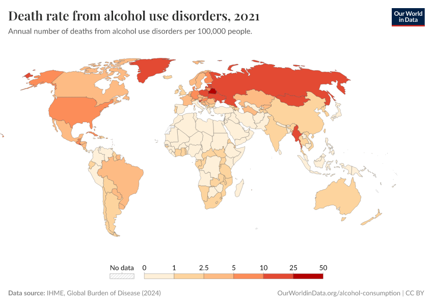 A thumbnail of the "Death rate from alcohol use disorders" chart