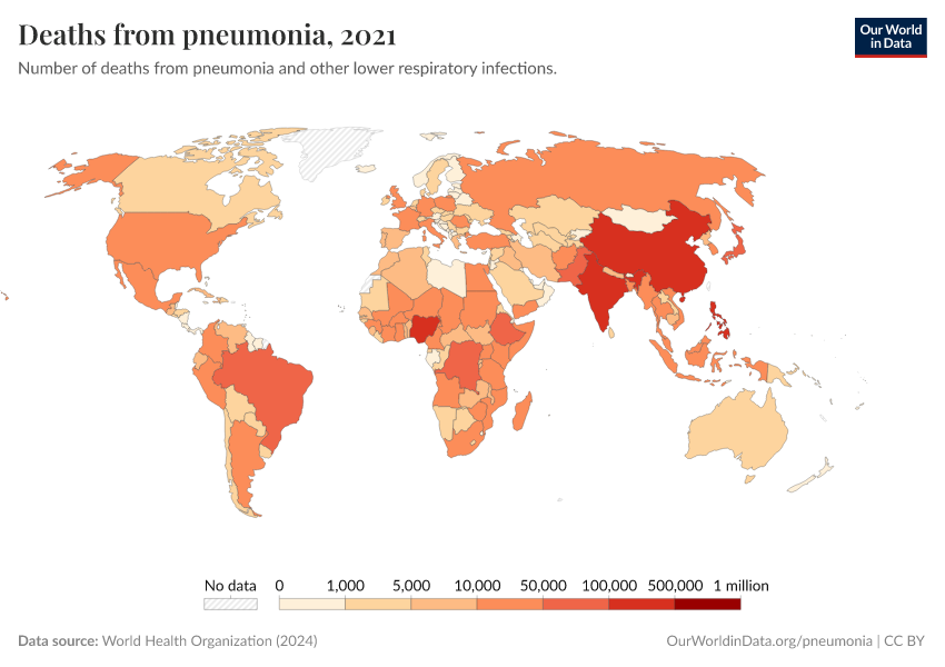 A thumbnail of the "Deaths from pneumonia" chart