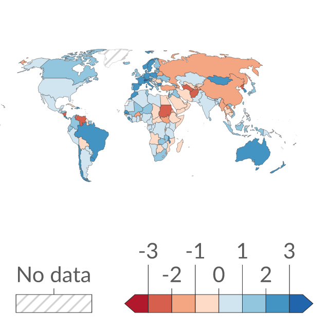 Data visualization: Engaged Society Score