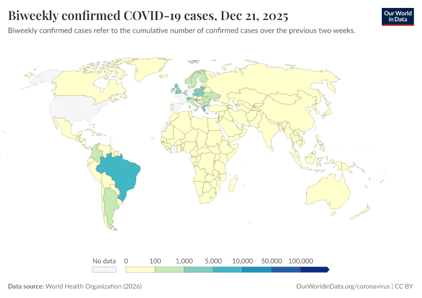 Covid-19 global case data
