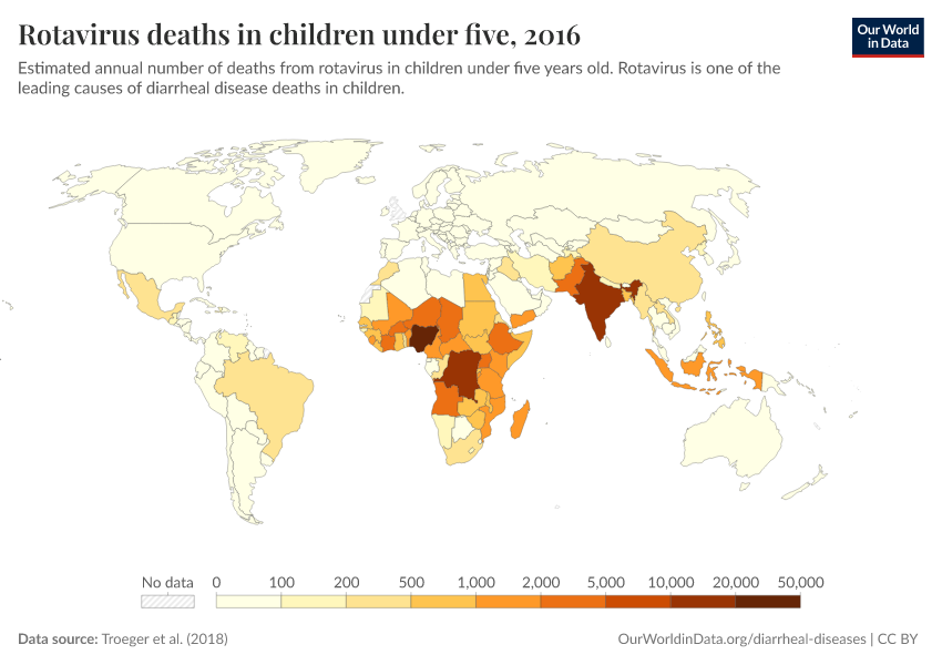 Child deaths from rotavirus Our World in Data