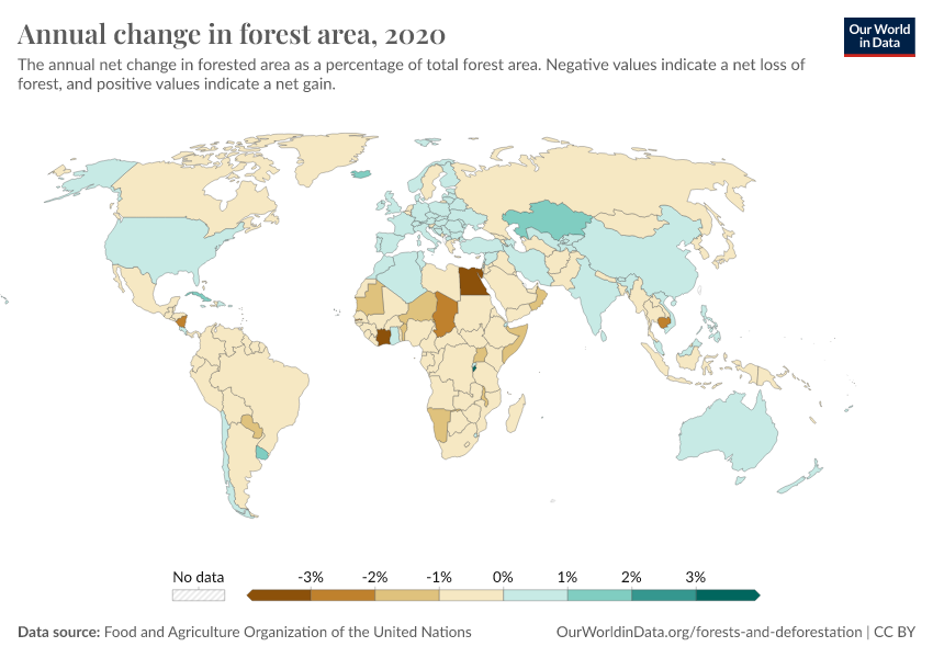 A thumbnail of the "Annual change in forest area" chart