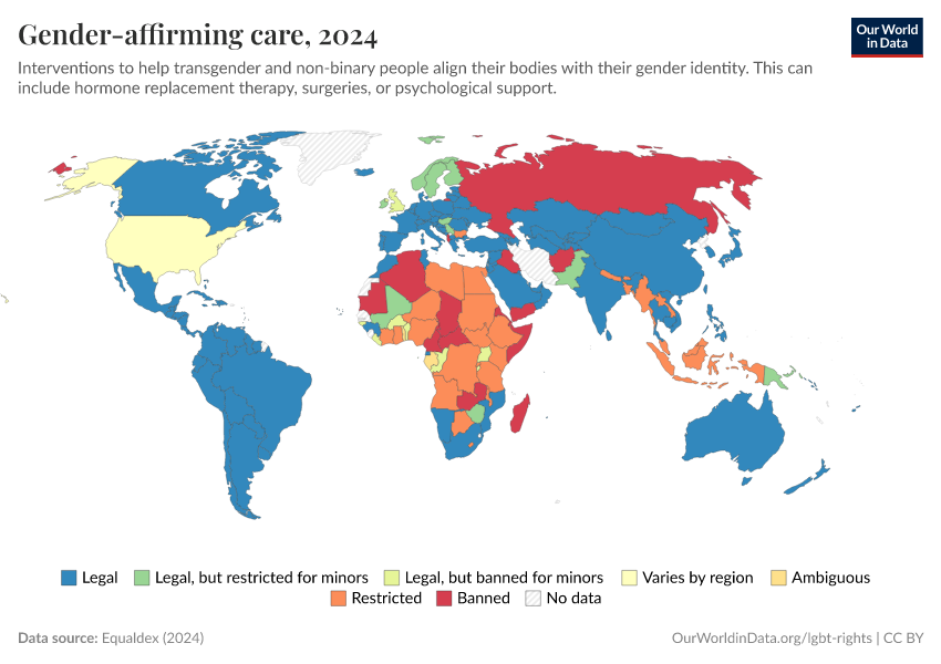 A thumbnail of the "Gender-affirming care" chart