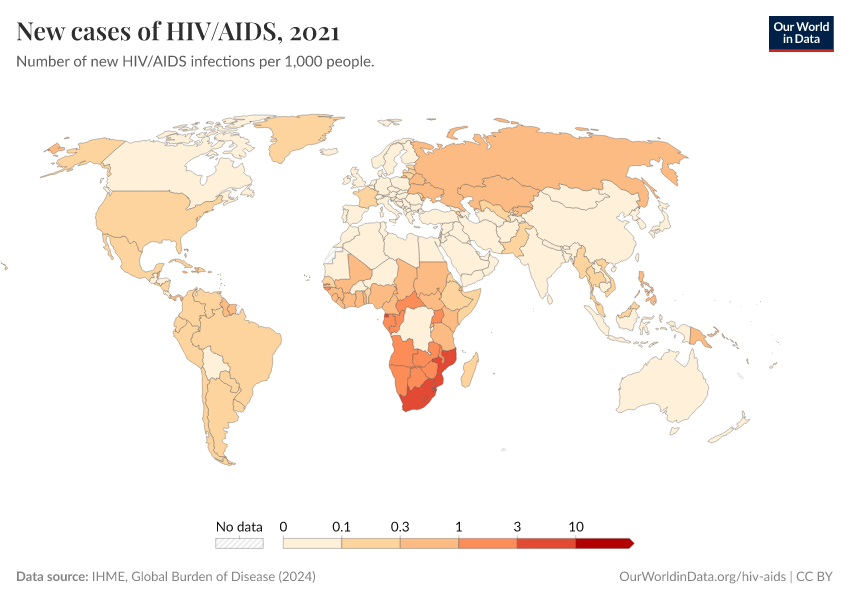 A thumbnail of the "New cases of HIV/AIDS" chart