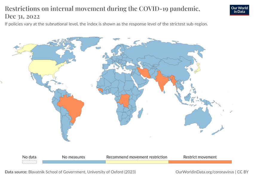 A thumbnail of the "Restrictions on internal movement during the COVID-19 pandemic" chart