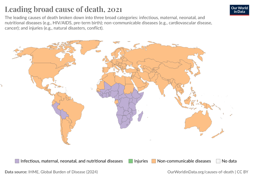 A thumbnail of the "Leading broad cause of death" chart