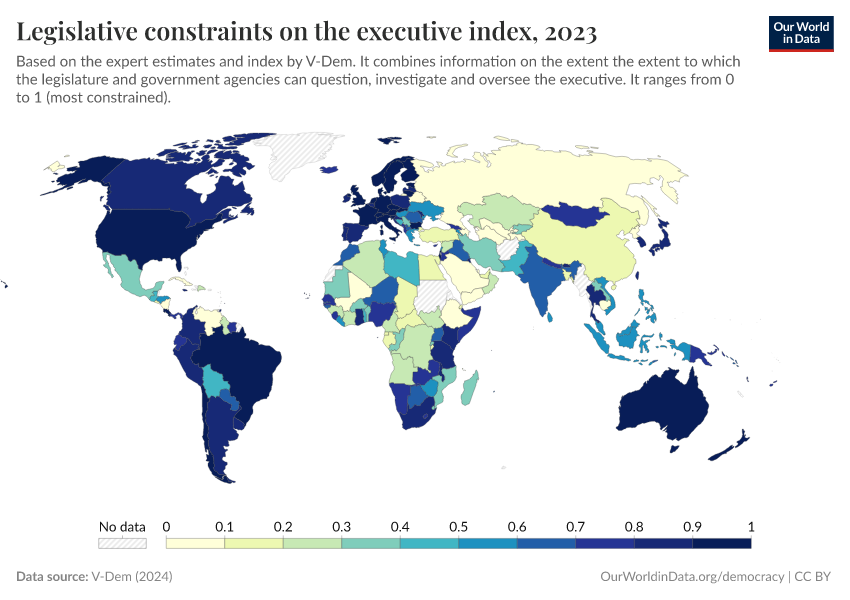 A thumbnail of the "Legislative constraints on the executive index" chart