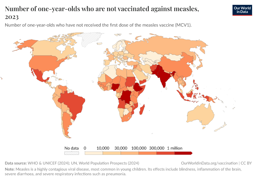 A thumbnail of the "Number of one-year-olds who are not vaccinated against measles" chart