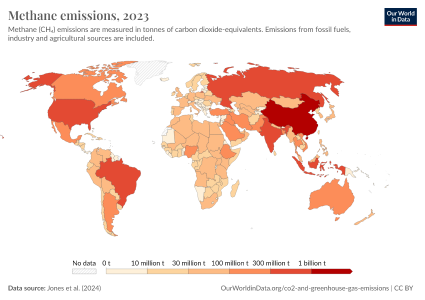 A thumbnail of the "Methane emissions" chart