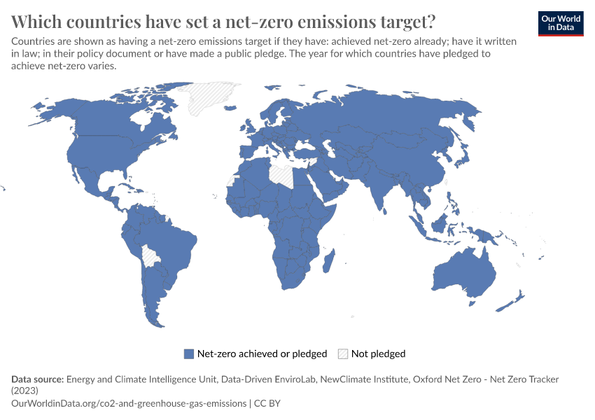 A thumbnail of the "Which countries have set a net-zero emissions target?" chart