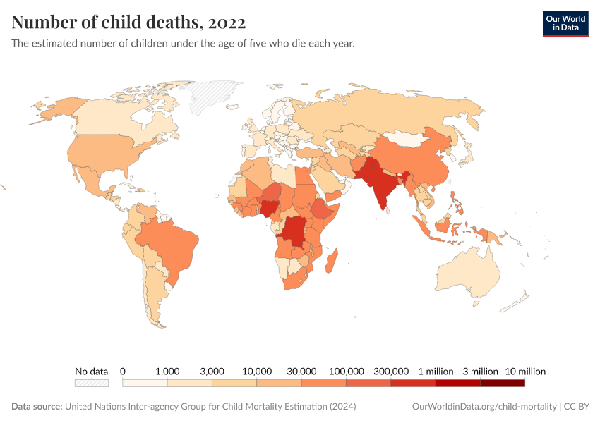 A thumbnail of the "Number of child deaths" chart