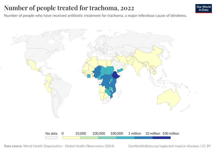 A thumbnail of the "Number of people treated for trachoma" chart