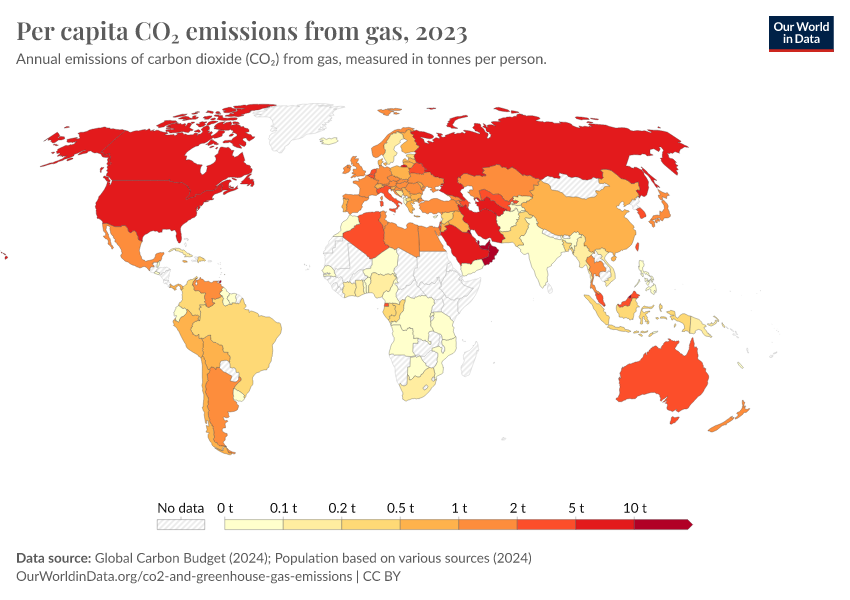 A thumbnail of the "Per capita CO₂ emissions from gas" chart