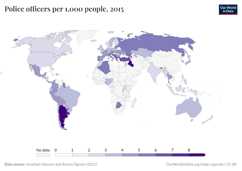 A thumbnail of the "Police officers per 1,000 people" chart