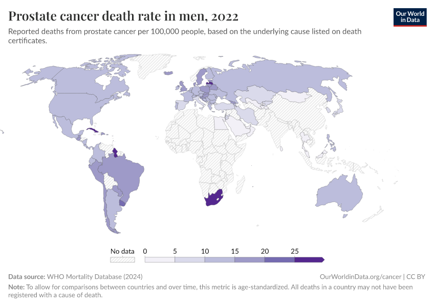 A thumbnail of the "Prostate cancer death rate in men" chart