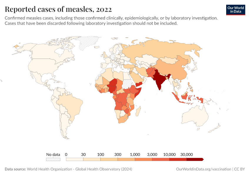 A thumbnail of the "Reported cases of measles" chart