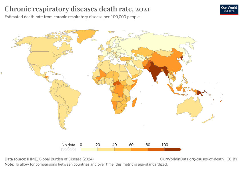 A thumbnail of the "Chronic respiratory diseases death rate" chart