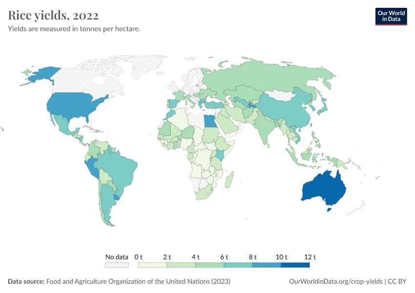 A thumbnail of the "Rice yields" chart