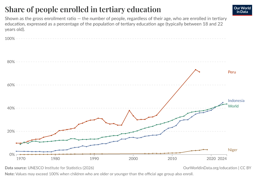 School enrollment rates