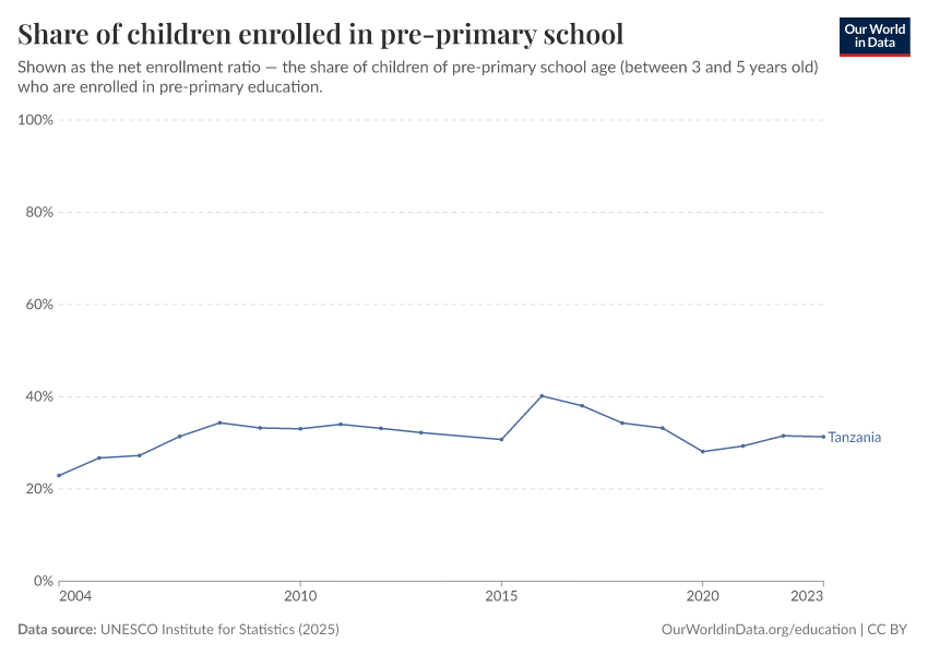 School enrollment rates
