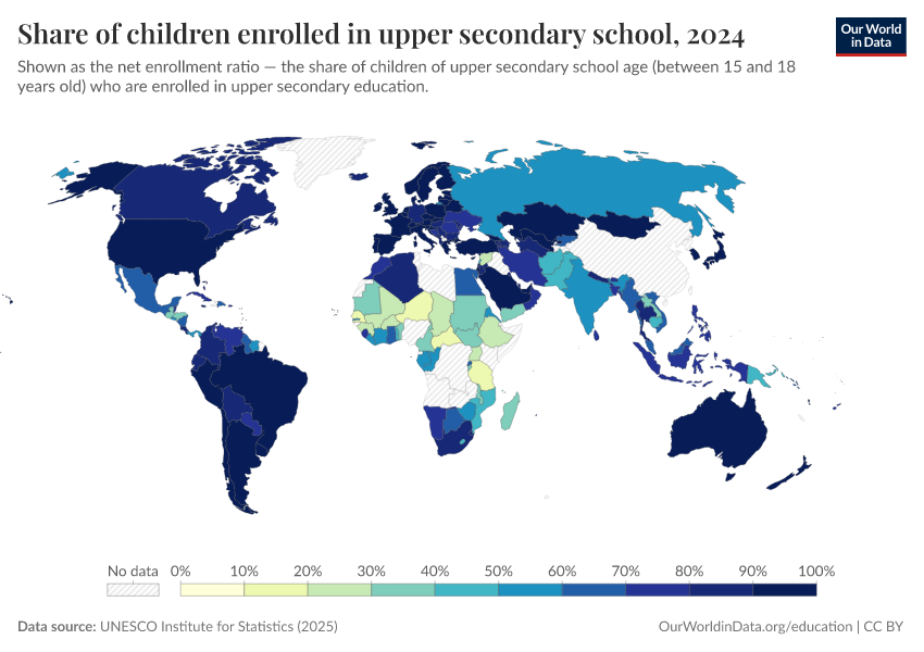 School enrollment rates