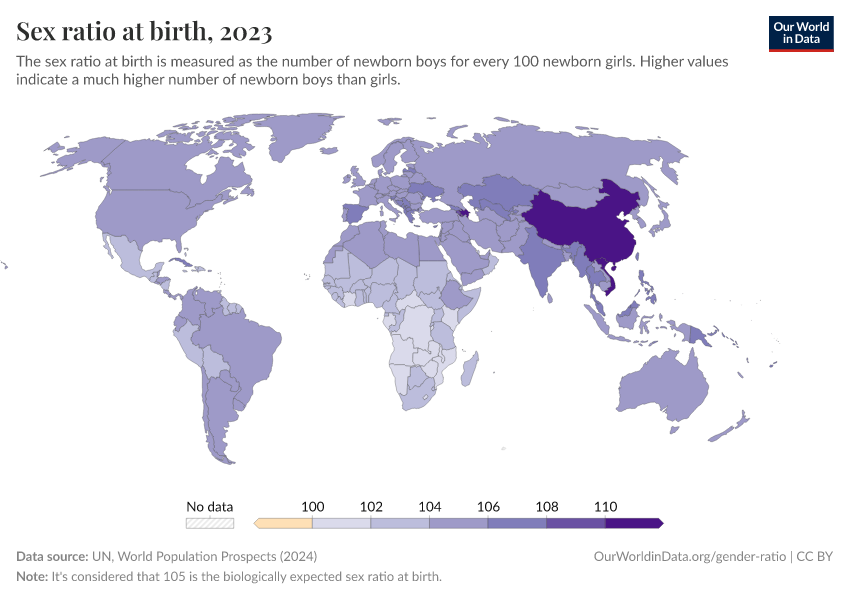 A thumbnail of the "Sex ratio at birth" chart