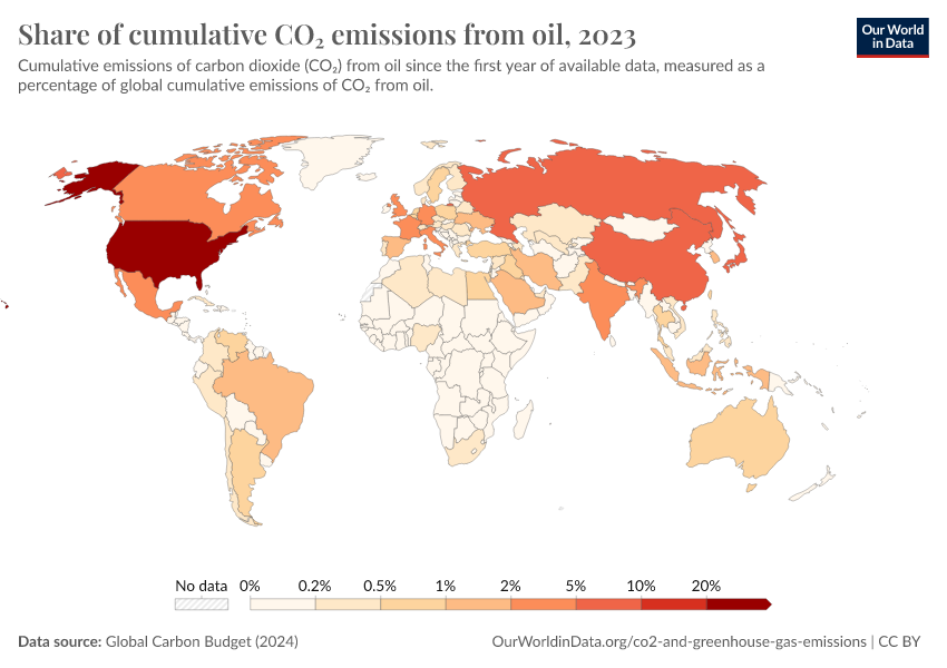 A thumbnail of the "Share of cumulative CO₂ emissions from oil" chart