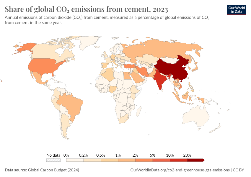 A thumbnail of the "Share of global CO₂ emissions from cement" chart