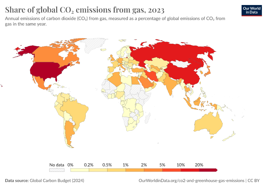 A thumbnail of the "Share of global CO₂ emissions from gas" chart