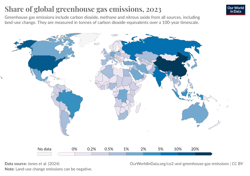 A thumbnail of the "Share of global greenhouse gas emissions" chart