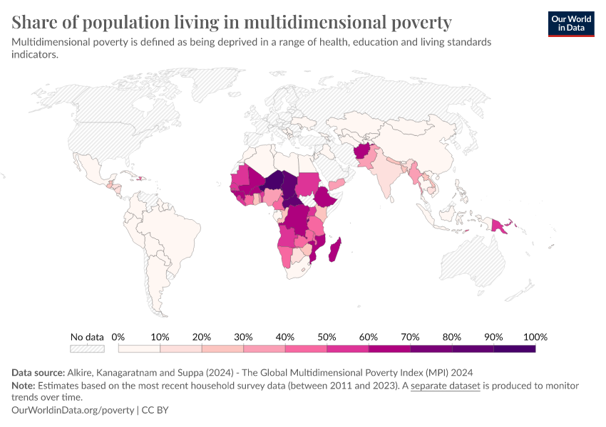 A thumbnail of the "Share of population living in multidimensional poverty" chart