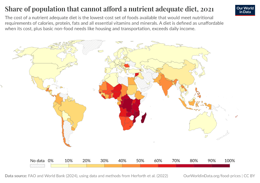 A thumbnail of the "Share of population that cannot afford a nutrient adequate diet" chart