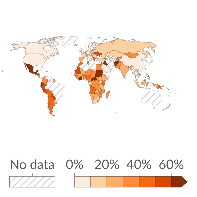 Data visualization: Share of firms that say corruption is a big problem for them