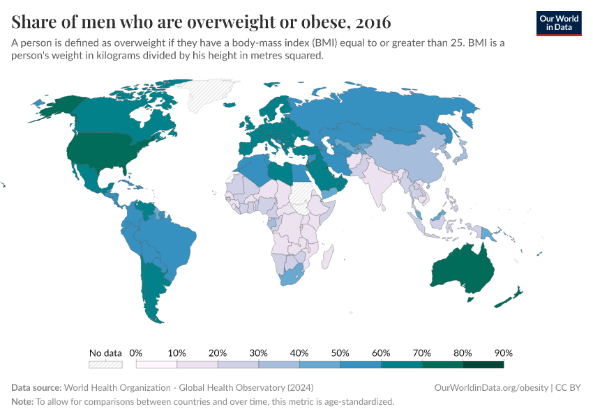 A thumbnail of the "Share of men who are overweight or obese" chart